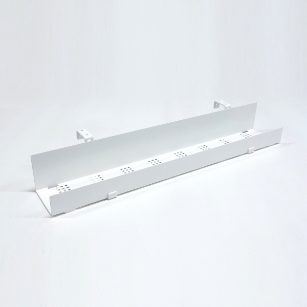 Kabeldike eller kabelränna till skrivbord. Vit färg.