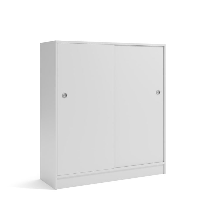 Huvudbild för Skjutdörrskåp ljusgrå 1200x1325mm