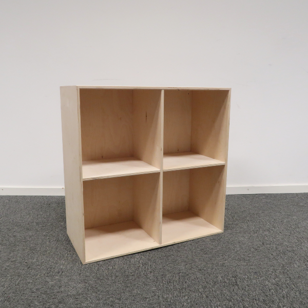 Huvudbild för Vägghylla plywood öppen