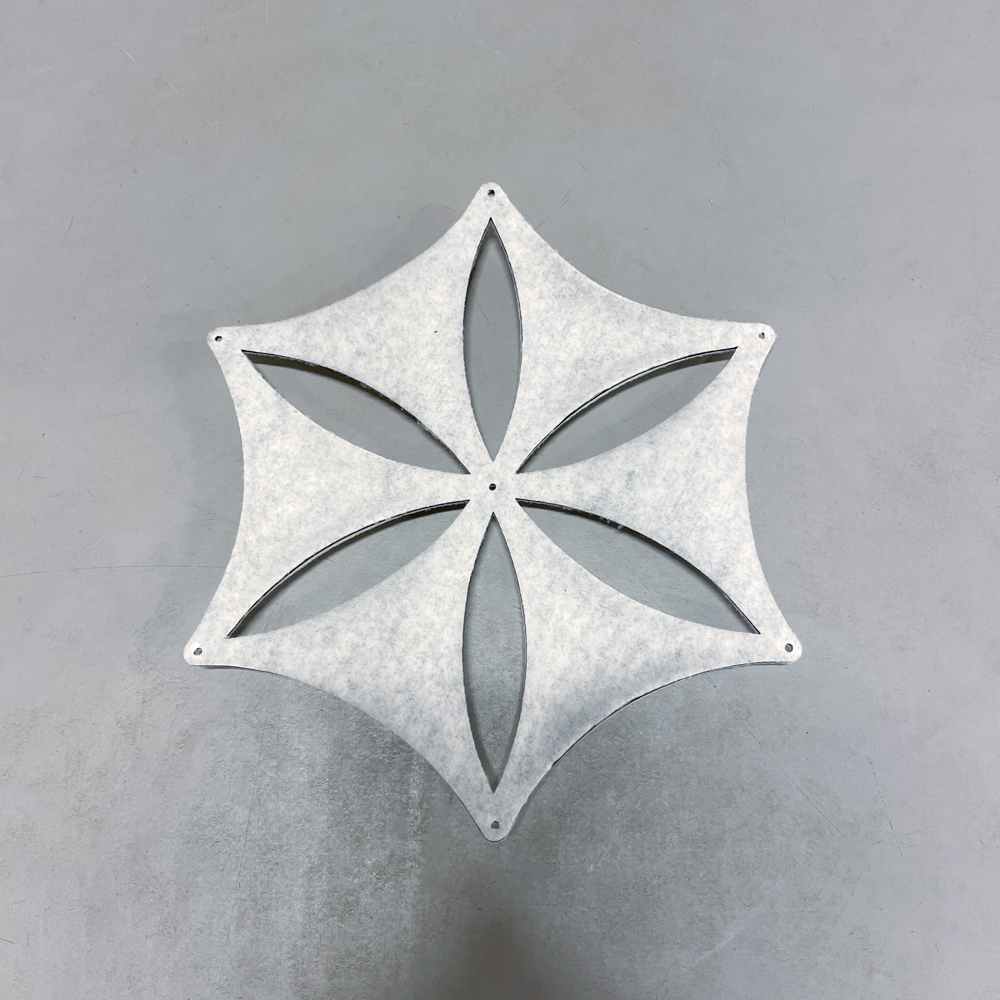 Ljudabsorbent Airflake Blade Open