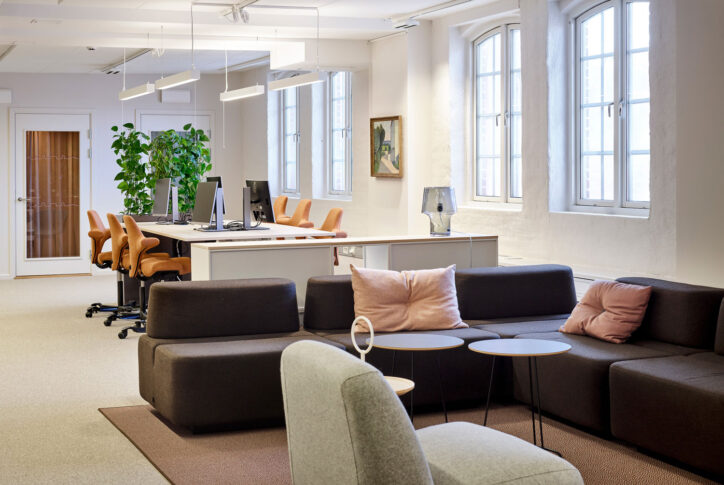 Kontorsmiljö från Higab i Göteborg - ett projekt där White Arkitekter och Rekomo samarbetade