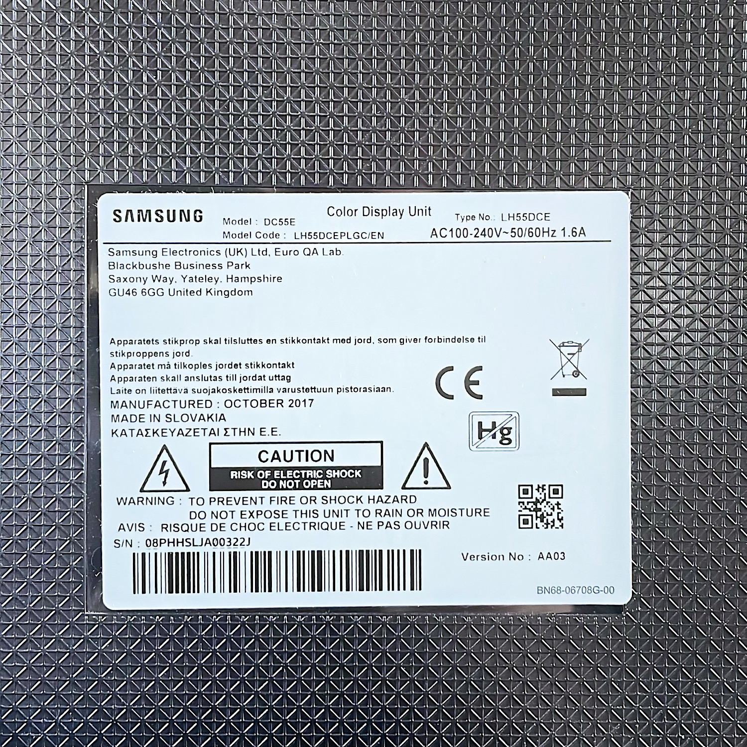 Galleribild #5 för TV/Monitor på stativ 55″