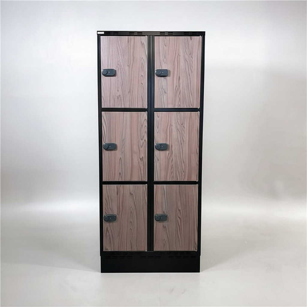 Galleribild #1 för Personalskåp RFID-lås 6 luckor