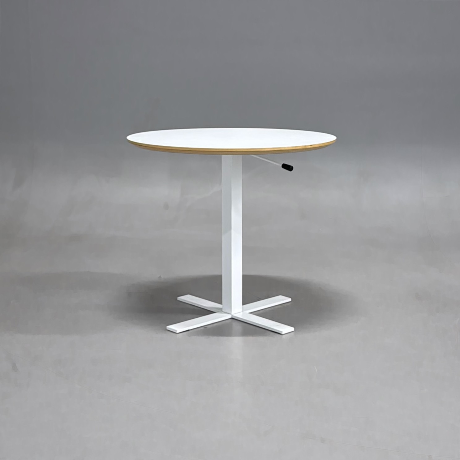 Höj- och sänkbart mötesbord Ø700mm