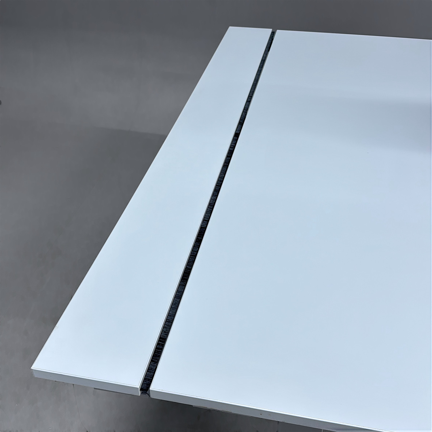 Galleribild #4 för Höj- och sänkbart skrivbord Snitsa Slide 1600x800mm | vit/silver