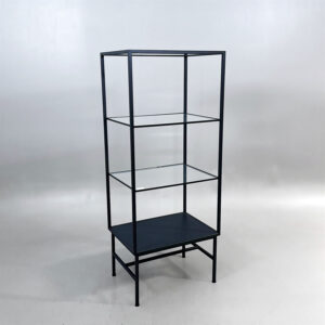 Hylla | Svart/Glas