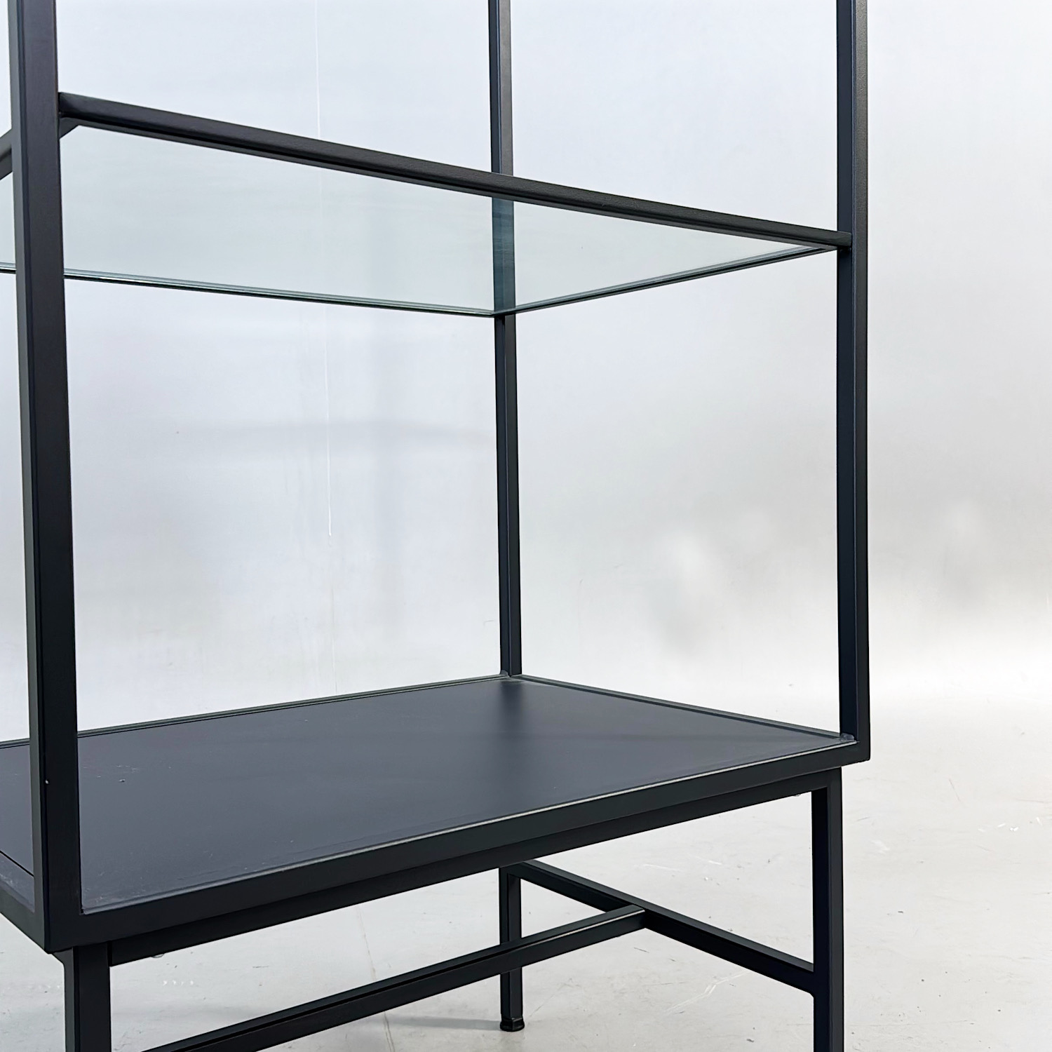 Galleribild #3 för Hylla | Svart/Glas