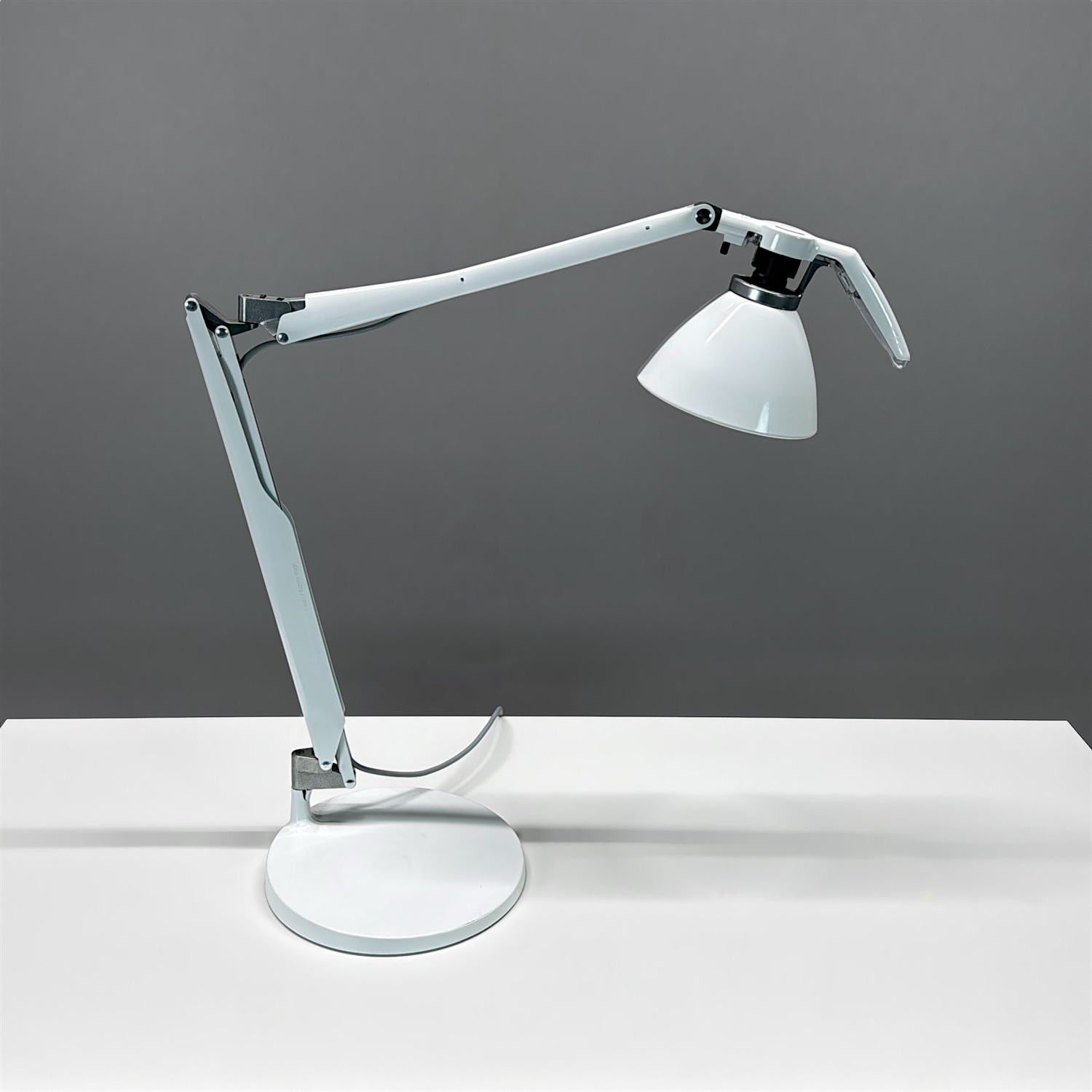 Skrivbordslampa Fortebraccio | Vit