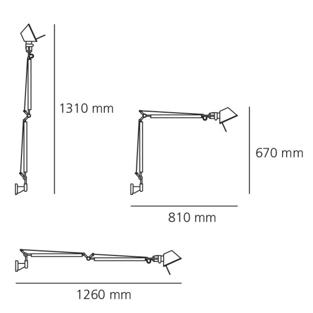 Galleribild #7 för Sänglampa / Vägglampa Tolomeo