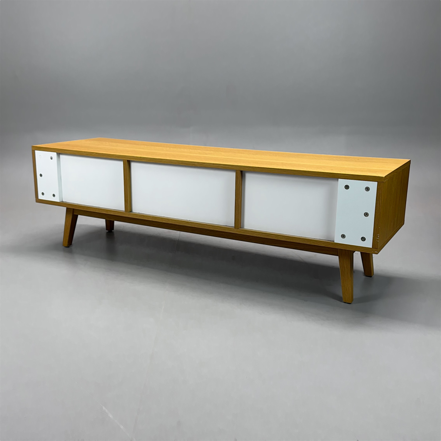 Galleribild #4 för TV-bänk 1500mm | Ek/vit
